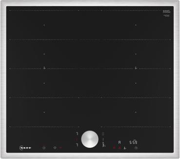 NEFF T66STY4L0 - N90 INDUKTIONSKOCHFELD, RAHMEN, FLEXZONE, TWISTPAD®, W-LAN, 60 CM